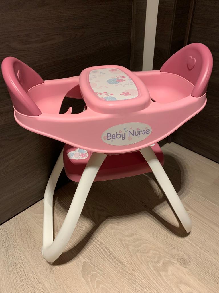Chaise pour bébé 2 en 1 SMOBY Baby Nurse - Comme neuve, Enlèvement ou Envoi, Comme neuf
