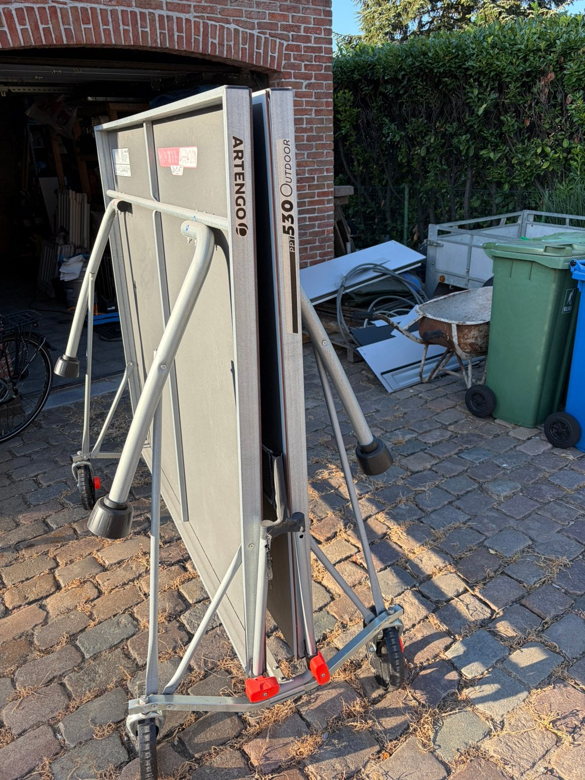 Pingpongtafel 530 outdoor decathlon, Sports & Fitness, Ping-pong, Enlèvement, Comme neuf