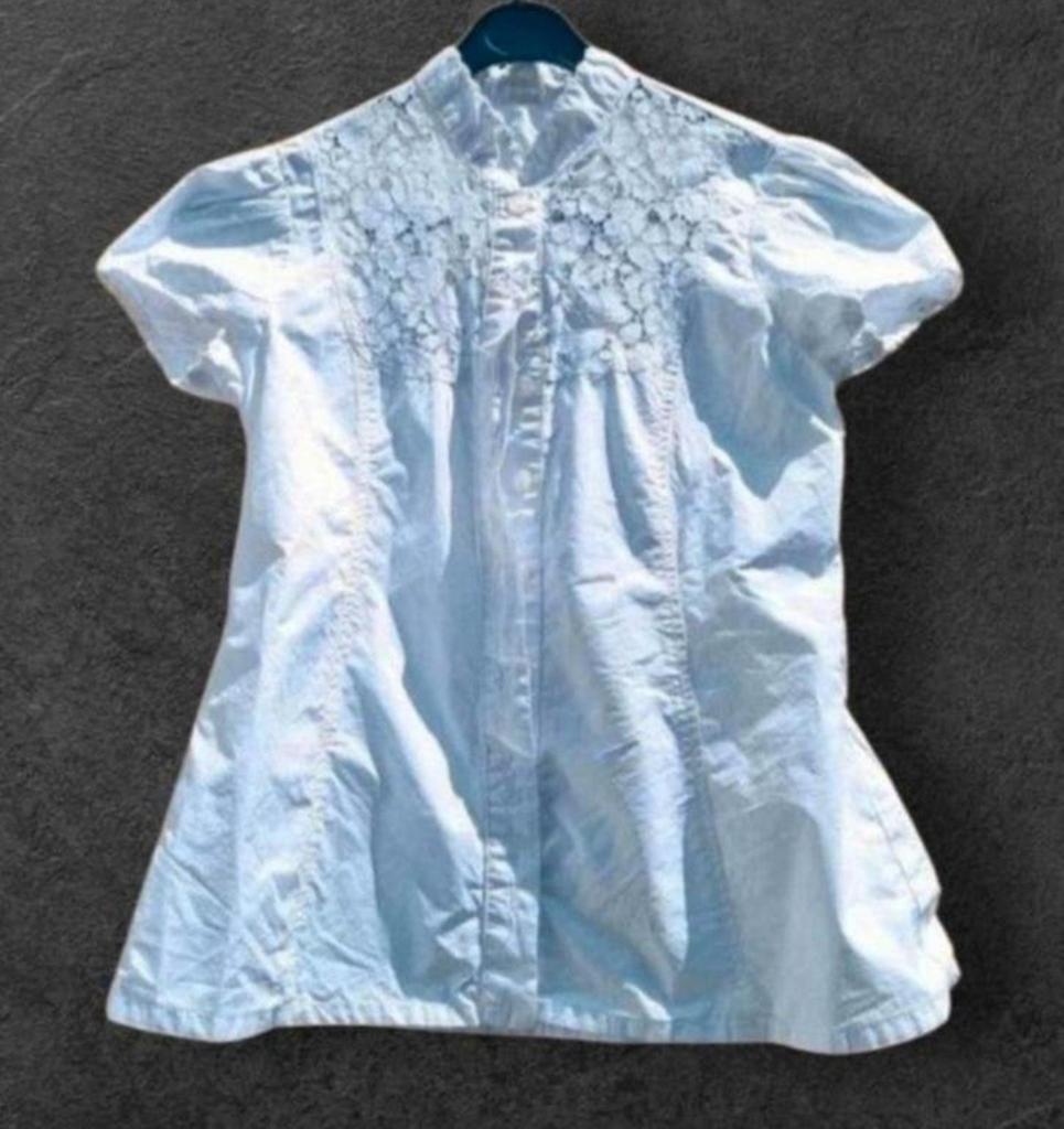 JOTTUM Schattig Wit Blousje Maat 164/XXS In Topstaat✨️✨️, Kinderen en Baby's, Meisje, Jottum, Overhemd of Blouse, Ophalen of Verzenden