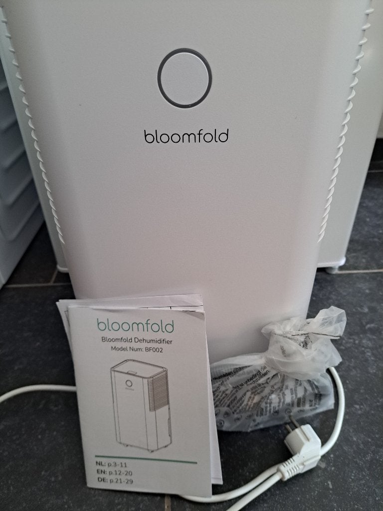 Luchtontvochtiger merk Bloomfold, Elektronische apparatuur, Luchtbehandelingsapparatuur, Ophalen, Zo goed als nieuw, Luchtontvochter