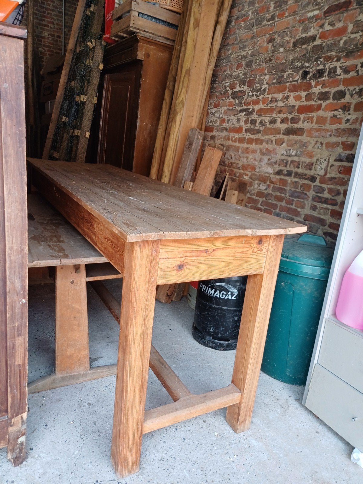 kloostertafel 200cm x 65cm, Ophalen