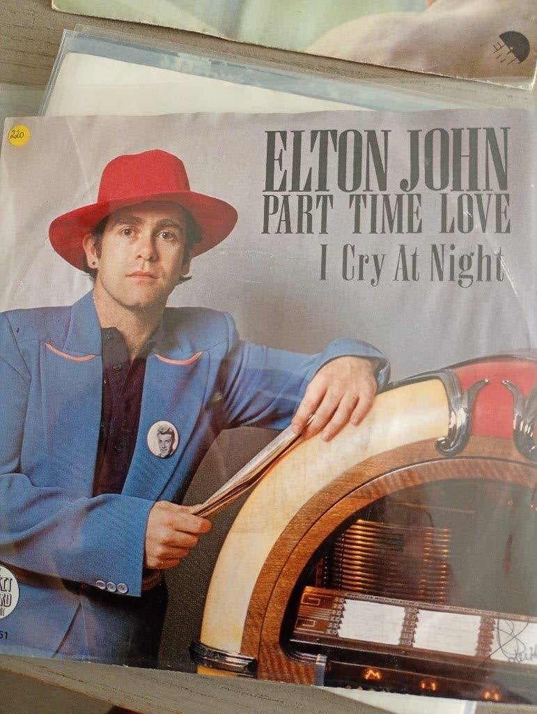 Elton John - Part time lover, Gebruikt, Verzenden, 7 inch, Fotohoes