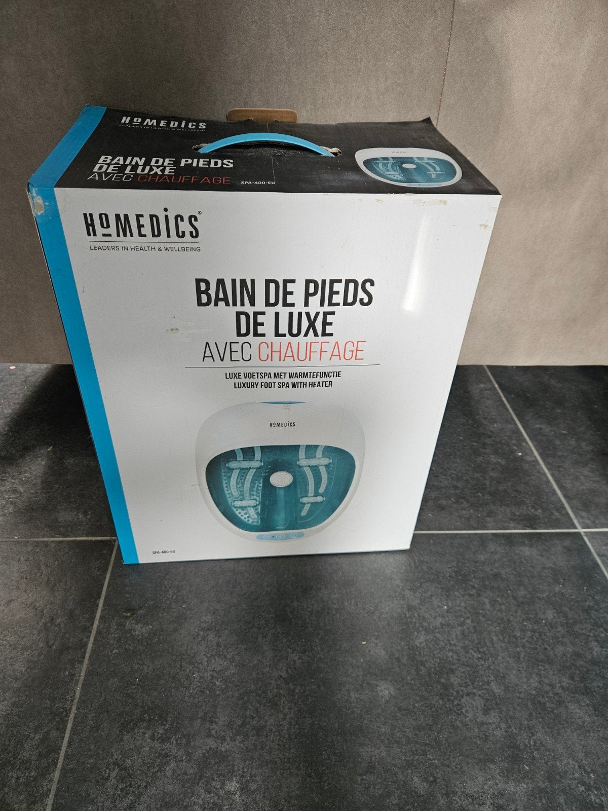 Homedics Luxe voet Spa, Enlèvement ou Envoi, Comme neuf, Soins du corps