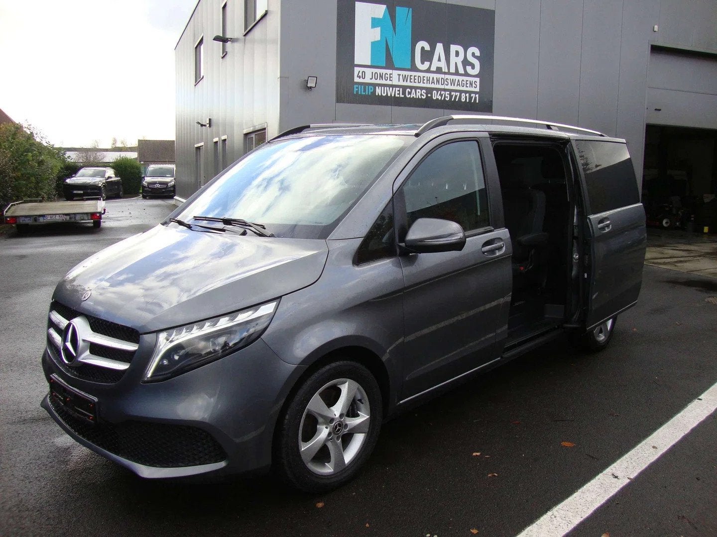 Mercedes-Benz V-Class 220 d, L2, dub. cabine, 5 pl, lichte v, Auto's, Mercedes-Benz, Automaat, Gebruikt, 4 cilinders, 2145 kg