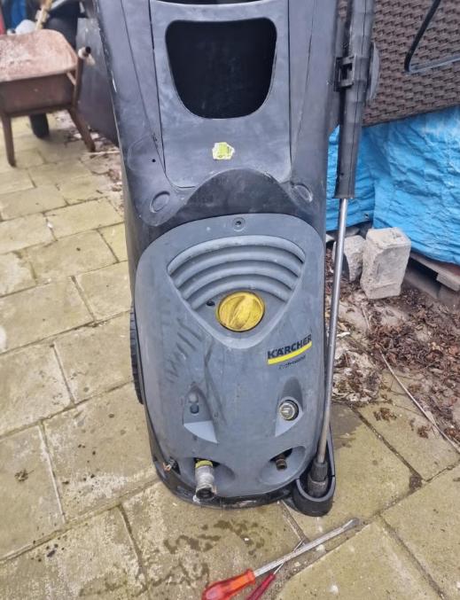 Hoogedrukreiniger Karcher  professional hd 10/25 4s  380 V, Tuin en Terras, Hogedrukreinigers, Ophalen, Gebruikt, Met regelbare waterdruk