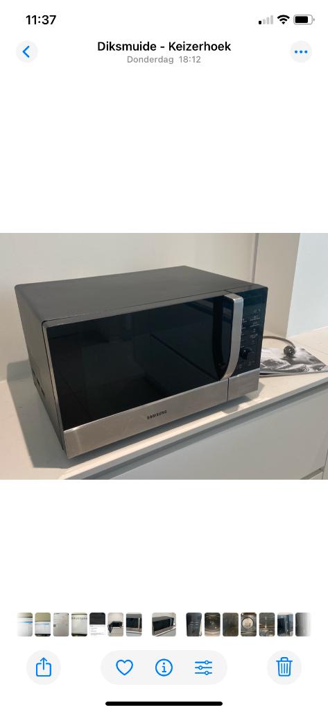 Four à micro-ondes SAMSUNG, Electroménager, Micro-ondes, Enlèvement, Utilisé, 45 à 60 cm, Four