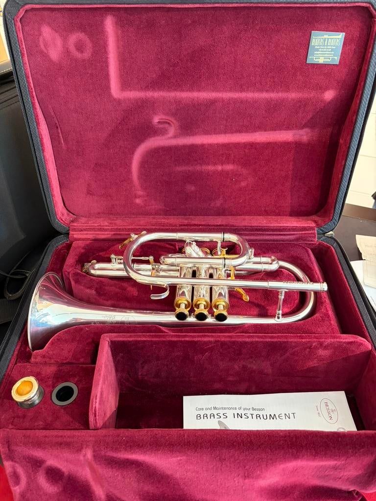 Cornet Besson Prestige, Muziek en Instrumenten, Ophalen, Zo goed als nieuw, Overige typen, Met koffer