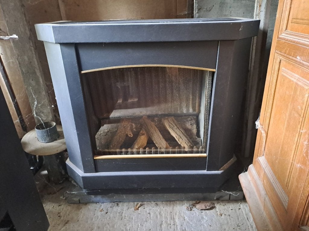 kachel - gas, Huis en Inrichting, Ophalen, Gebruikt, Gas, Vrijstaand