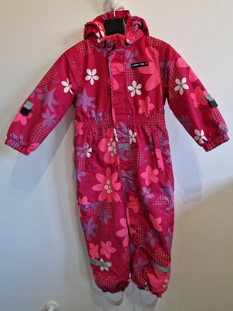 LEGO WEAR TEC roos skipak maat 98, 3 jaar, Kinderen en Baby's, Gebruikt, Lego Wear, Meisje, Sport- of Zwemkleding