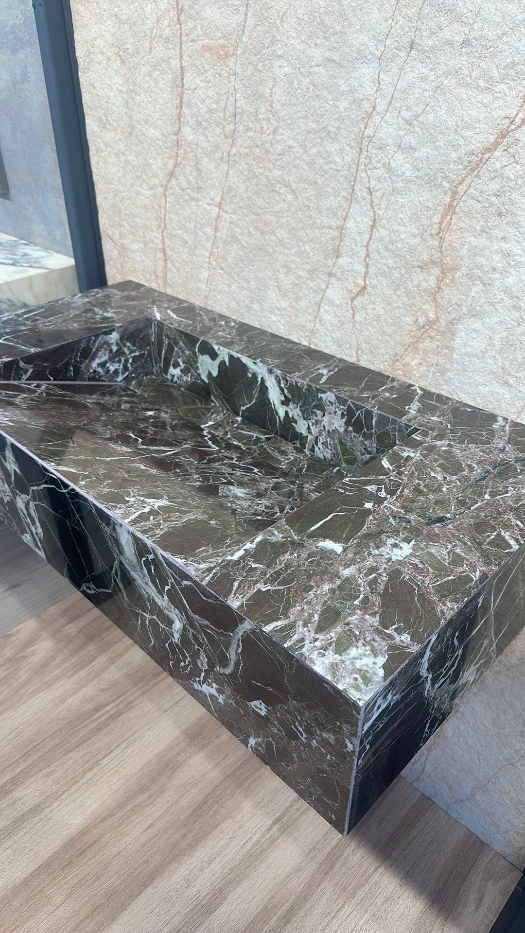 Marmer lavabo nieuw op maat, Huis en Inrichting, Ophalen, Zo goed als nieuw