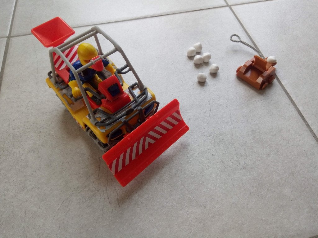 Brandweerman Sam sneeuwruimer, Ophalen of Verzenden, Gebruikt