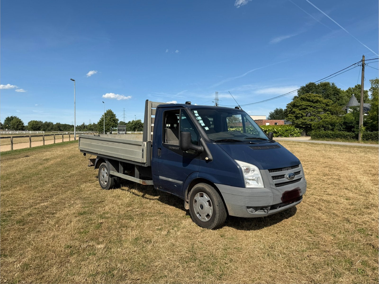 Ford Transit Open Laadbak Pickup, Auto's, Bestelwagens en Lichte vracht, Particulier, Centrale vergrendeling, Ford, Handgeschakeld