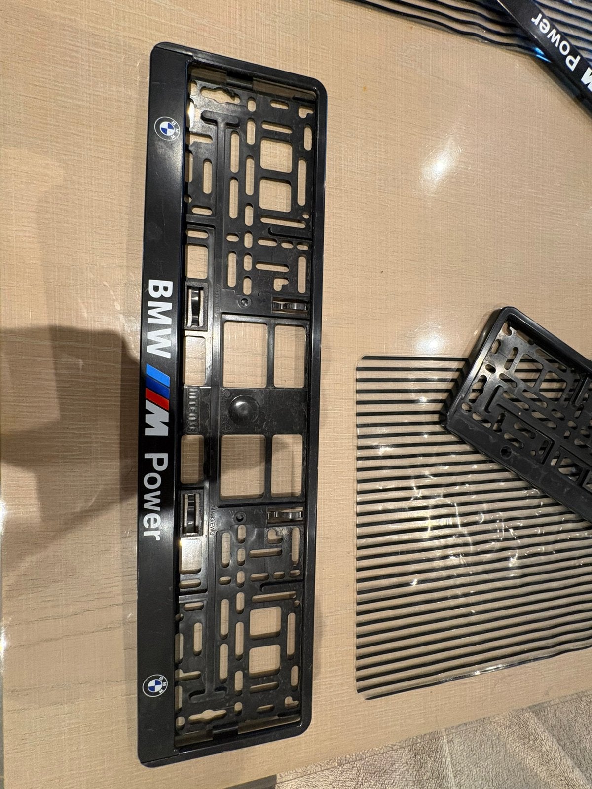 Plaathouders bmw, Auto diversen, Ophalen of Verzenden, Gebruikt