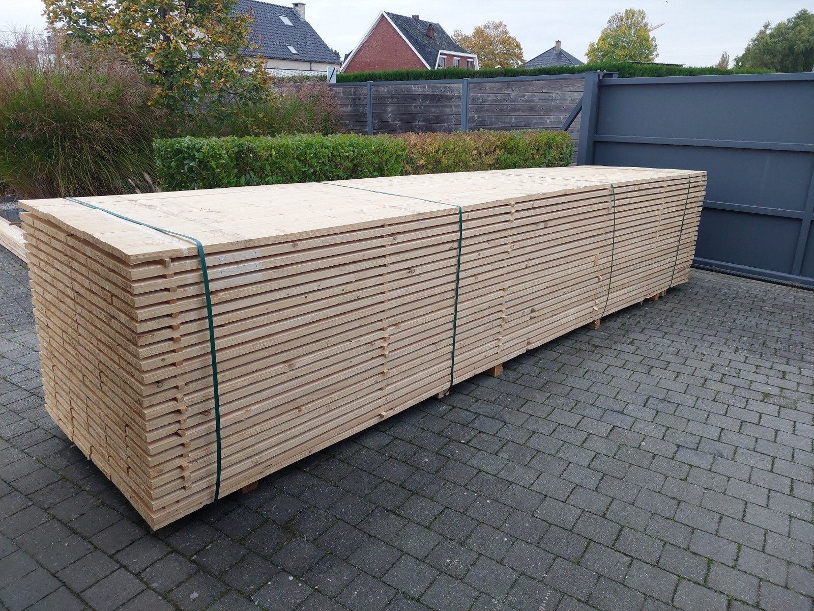 Steigerhout 2m/2,5m/3m/5m, Bricolage & Construction, Bois & Planches, Enlèvement