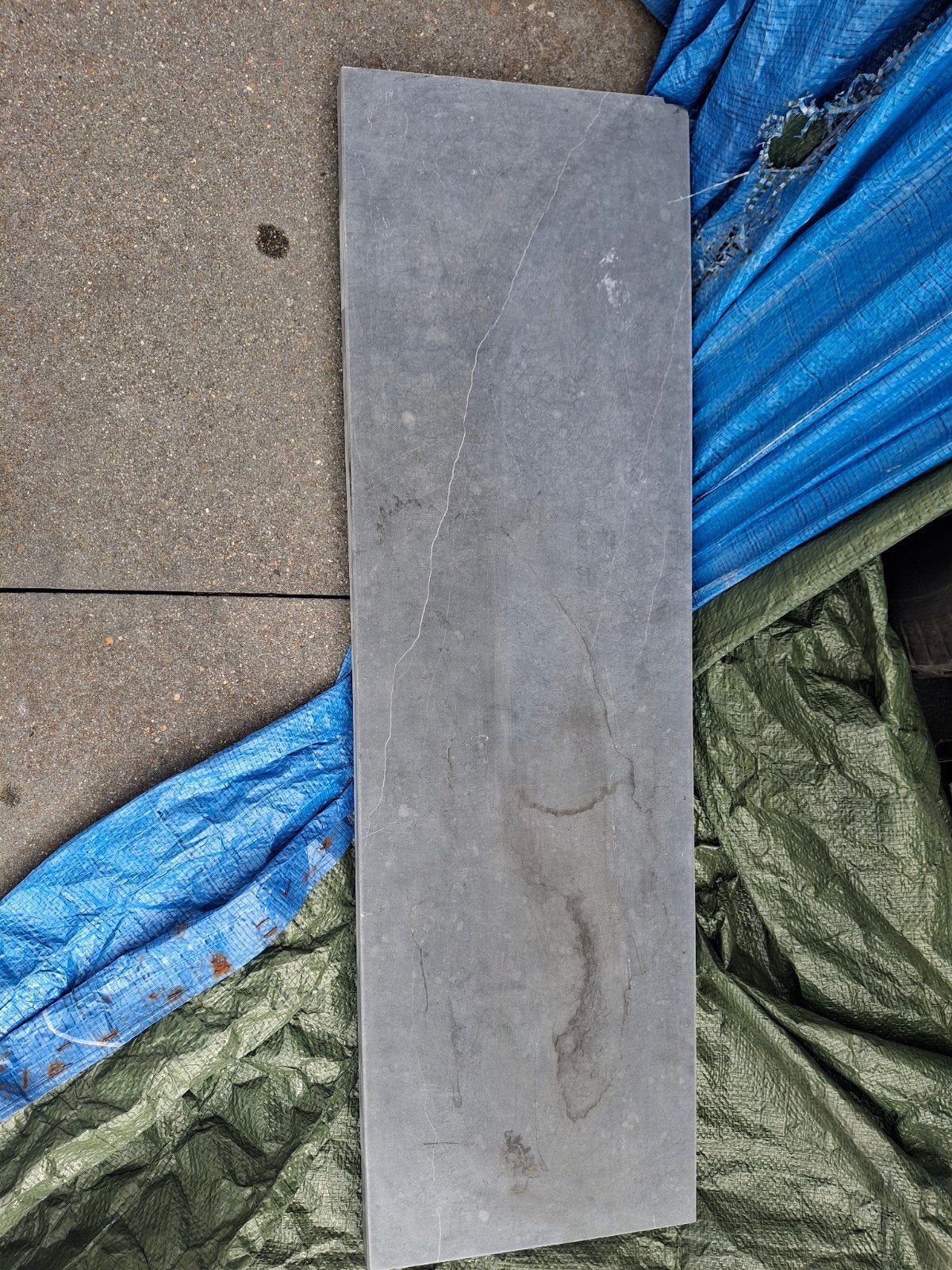 blauwe steen, Doe-het-zelf en Bouw, Ophalen of Verzenden