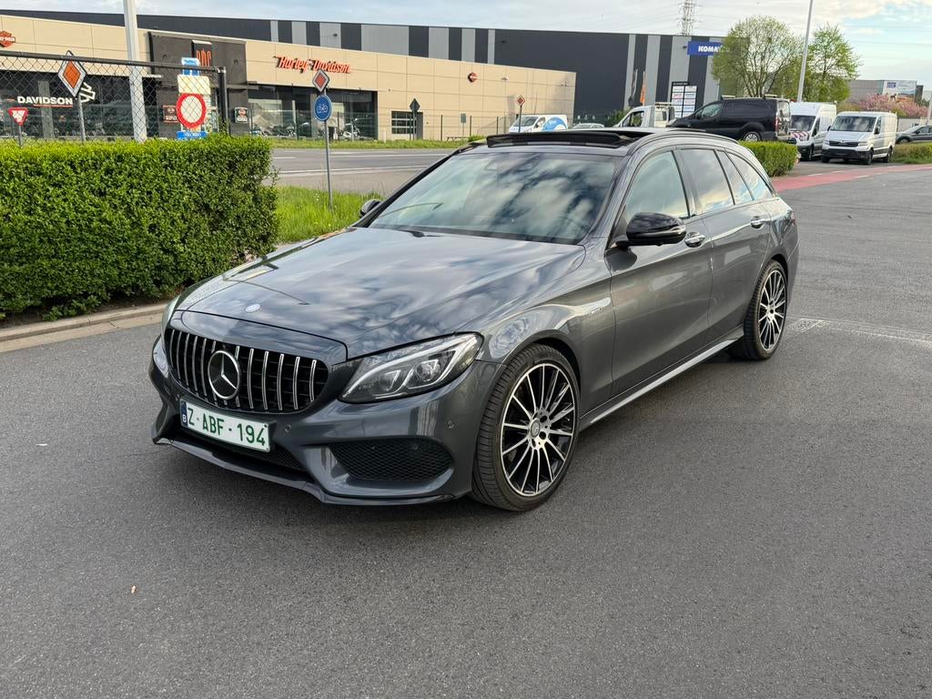 Mercedes C450 4matic Amg Line Pano, option complète, 367 CV, Argent ou Gris, Achat, Euro 6, Entreprise