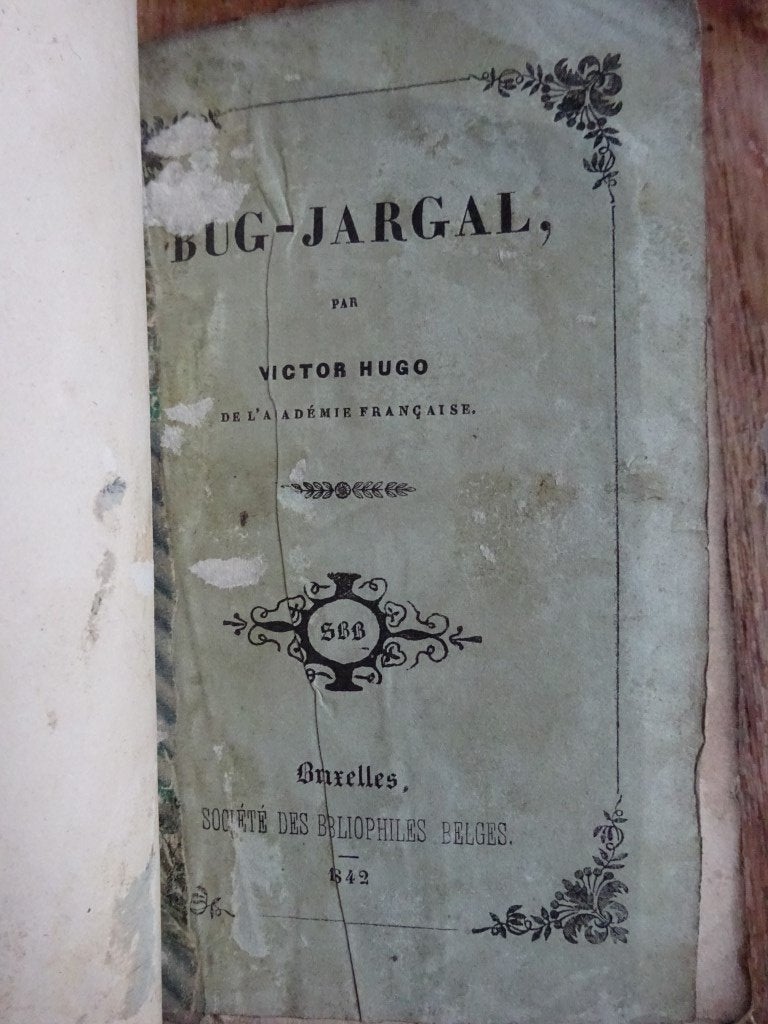 Bug Jargal par Victor Hugo 1842, Antiek en Kunst, Ophalen of Verzenden
