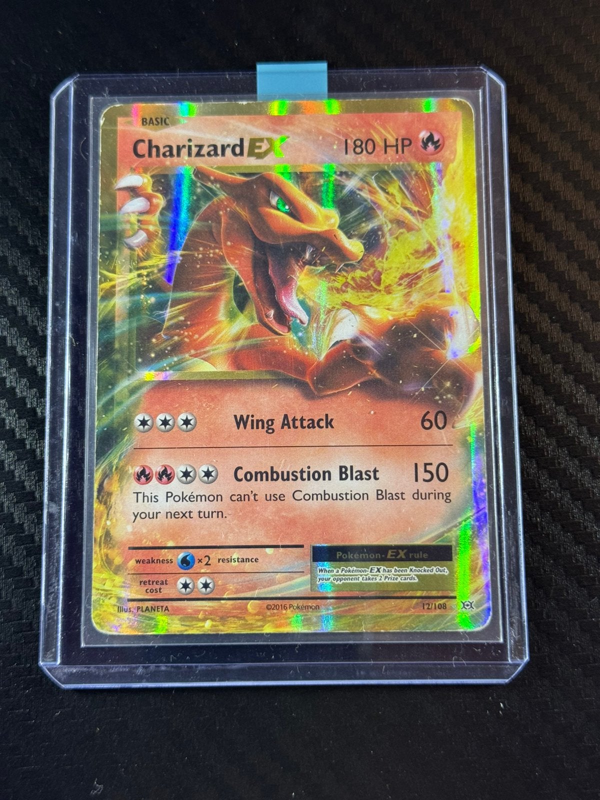Charizard ex | Holo | Ultra Rare | 2016 | #12/108, Verzenden, Zo goed als nieuw