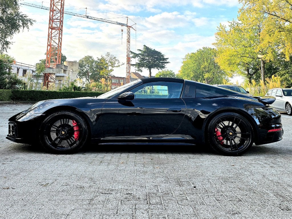 911 Targa 4 GTS-Sport Design-Dashcam-360-18Way-Lift-Matrix, Auto's, Automaat, Cabriolet, Zwart, Leder