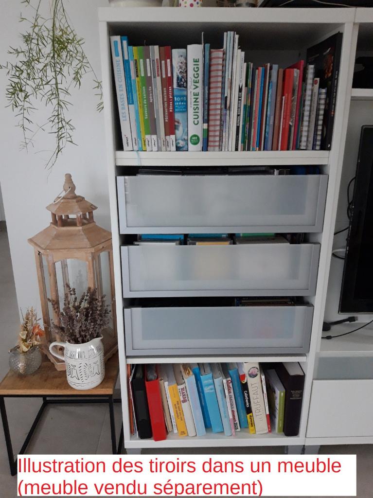 3 Tiroirs Ikea Inreda, 3 ou 4 tiroirs, 25 à 50 cm, Moins de 100 cm, Enlèvement