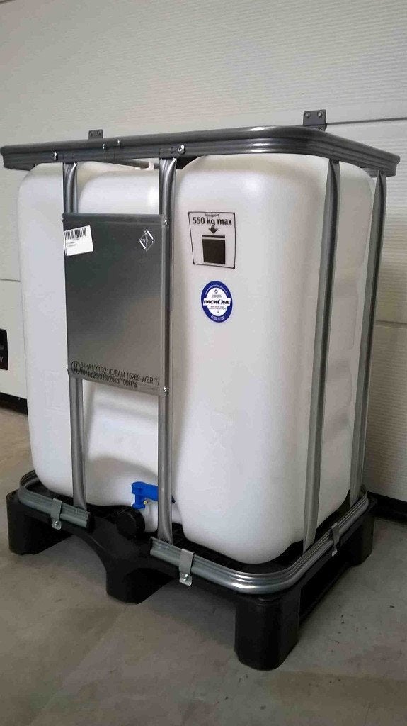 Cuve IBC 300L Neuve Conforme - UN et FDA, Jardin & Terrasse, Enlèvement ou Envoi