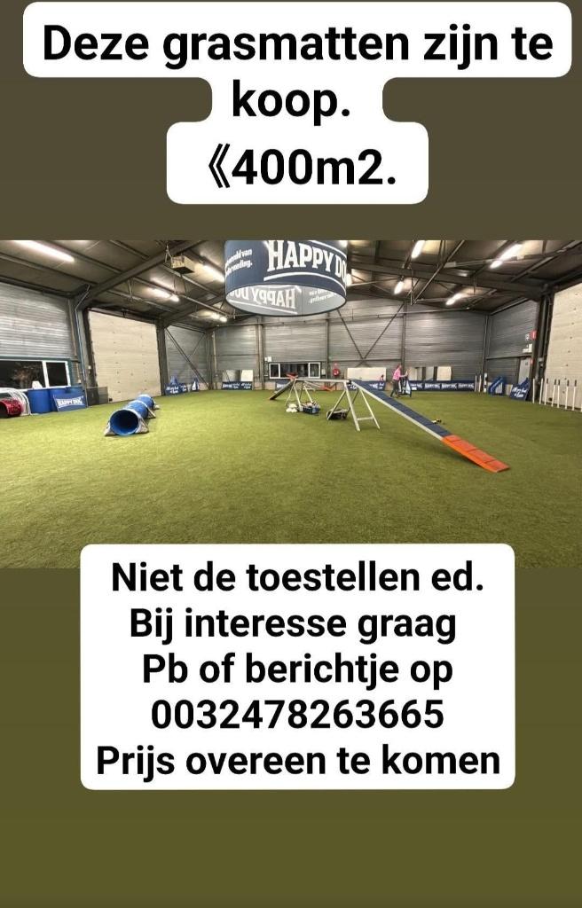 Kunststof grasmatten  te koop, Diversen, Overige Diversen, Zo goed als nieuw, Ophalen
