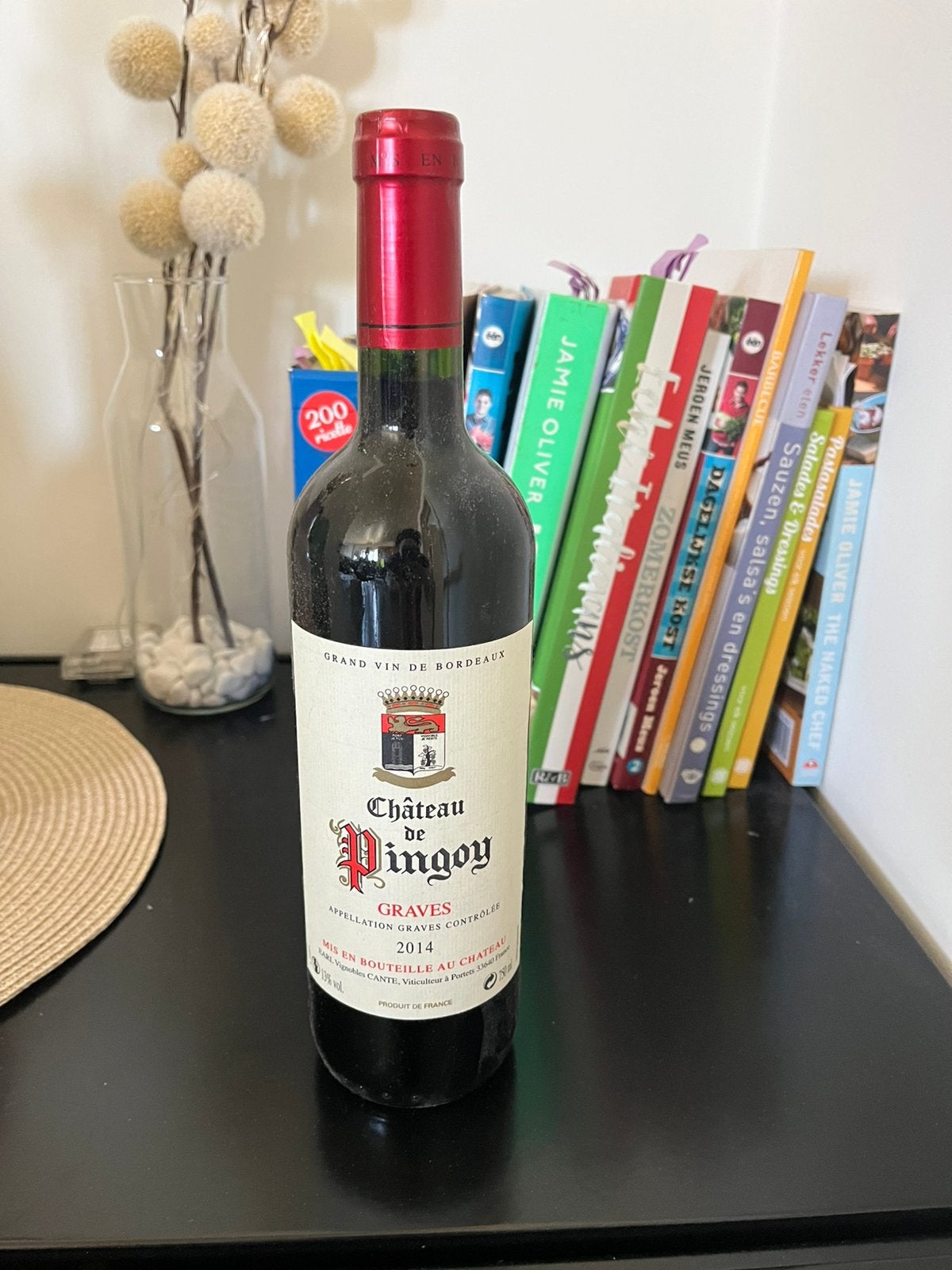 Vin rouge Château de Pingoy, Collections, Vins, Enlèvement ou Envoi, Comme neuf, Vin rouge