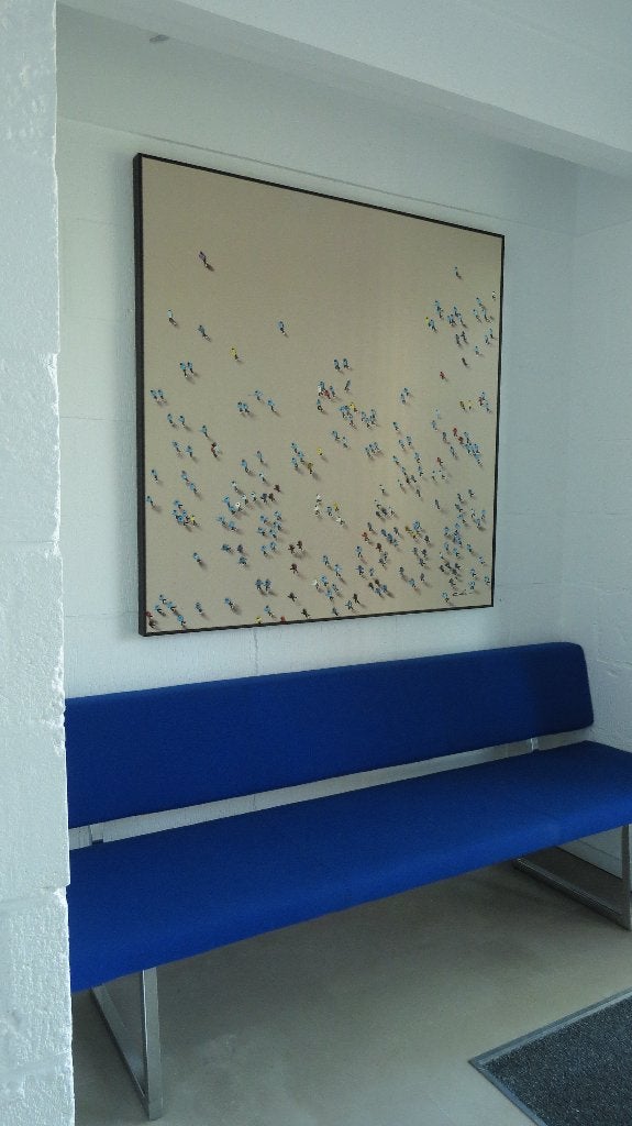 design zitbank, Ophalen