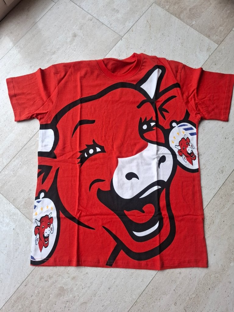 Tee-shirt rouge La Vache Qui L, Enlèvement ou Envoi, Neuf, Autres types