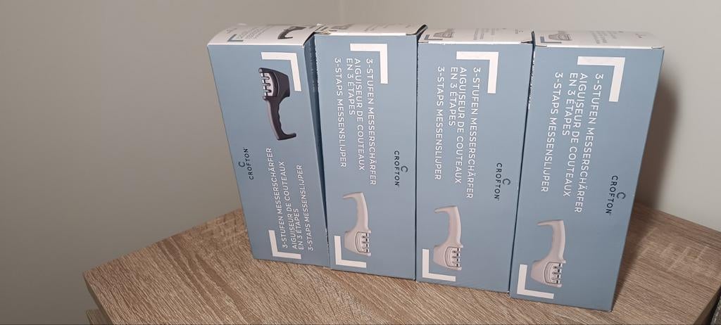 Aiguiseur de couteaux en 3 étapes