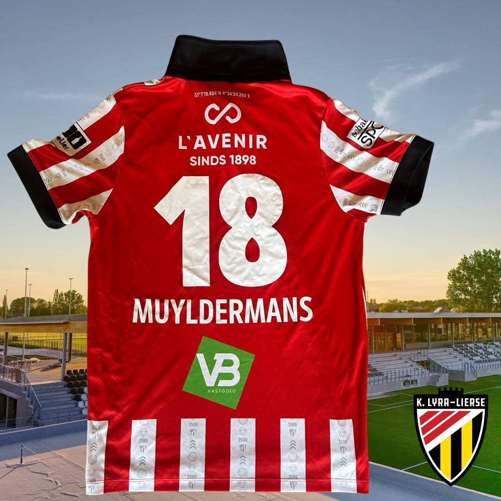 Matchworn shirt | K. Lyra-Lierse | Tomas Muyldermans, Sport en Fitness, Voetbal, Gebruikt, Shirt, Service@jako.com, Maat M