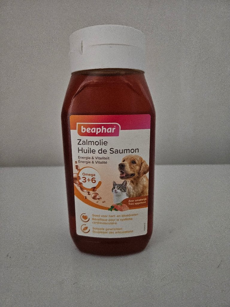 Zalmolie hond of kat, Dieren en Toebehoren, Ophalen, Hond