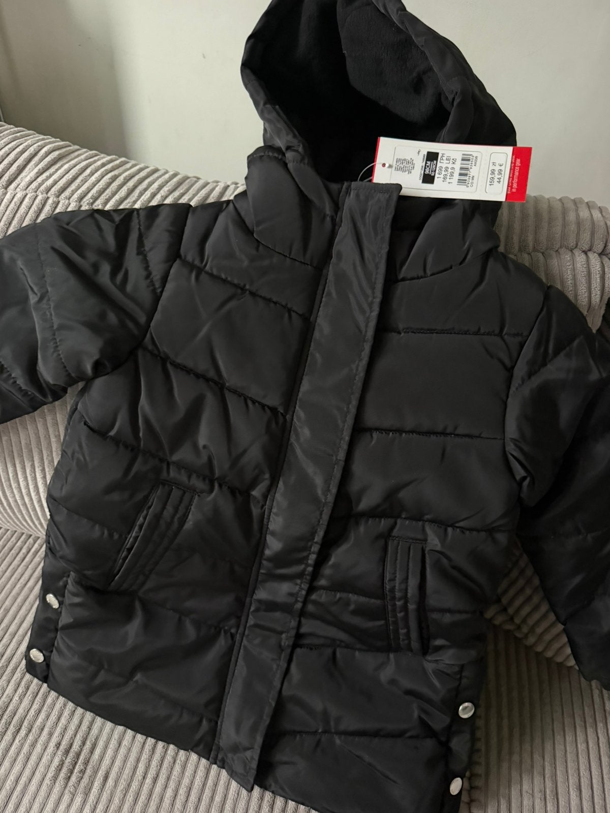 Zwarte winterjas, Enfants & Bébés, Enlèvement ou Envoi, Neuf, Fille