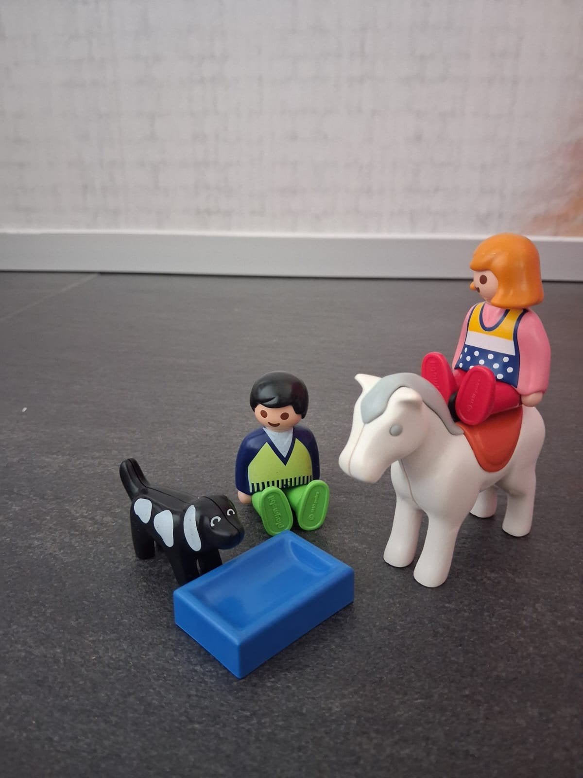 Playmobil 1.2.3 poppetjes en dieren, Kinderen en Baby's, Losse onderdelen, 1.2.3, Ophalen of Verzenden, Zo goed als nieuw