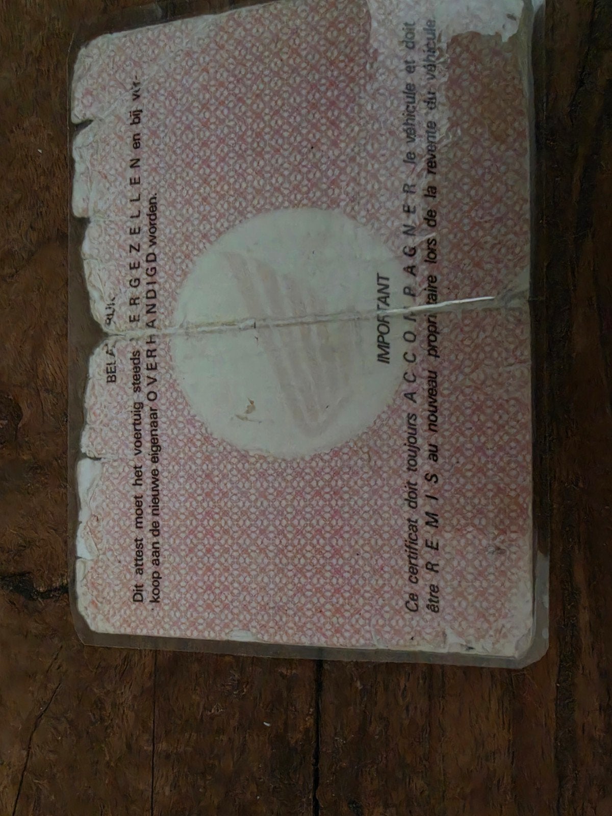 honda Camino a, Enlèvement