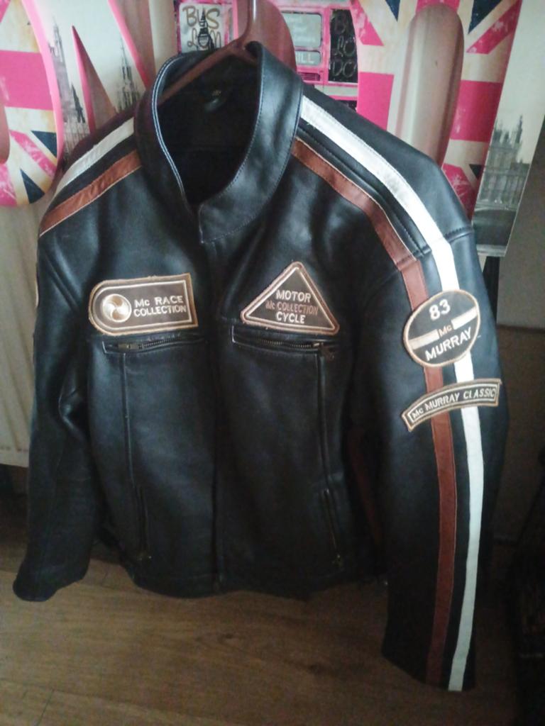 Mac Murray Classic motorjas van echt leer, Ophalen of Verzenden