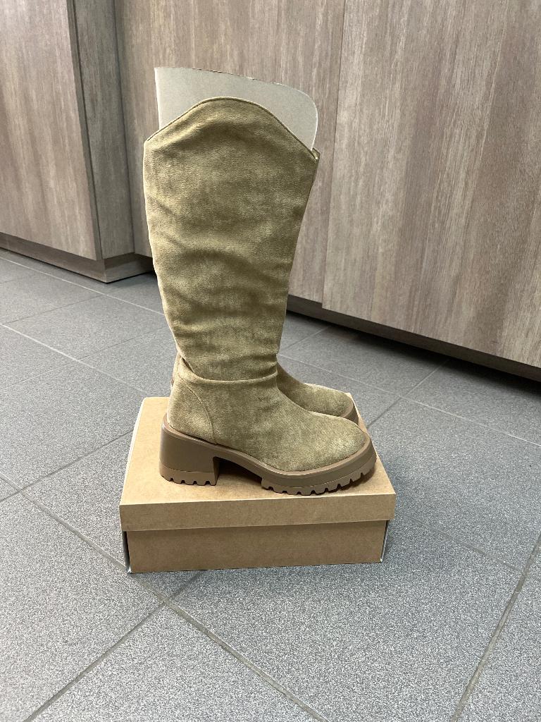 Zomerlaarzen, Neuf, Beige, Enlèvement, Bottes hautes