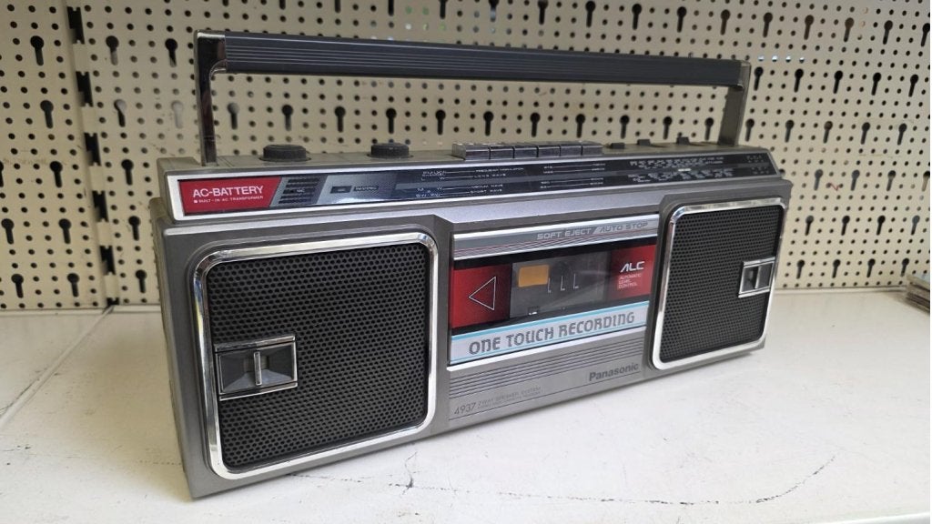 Vintage Panasonic RX-4937L Stereo Radio Cassette Recorder