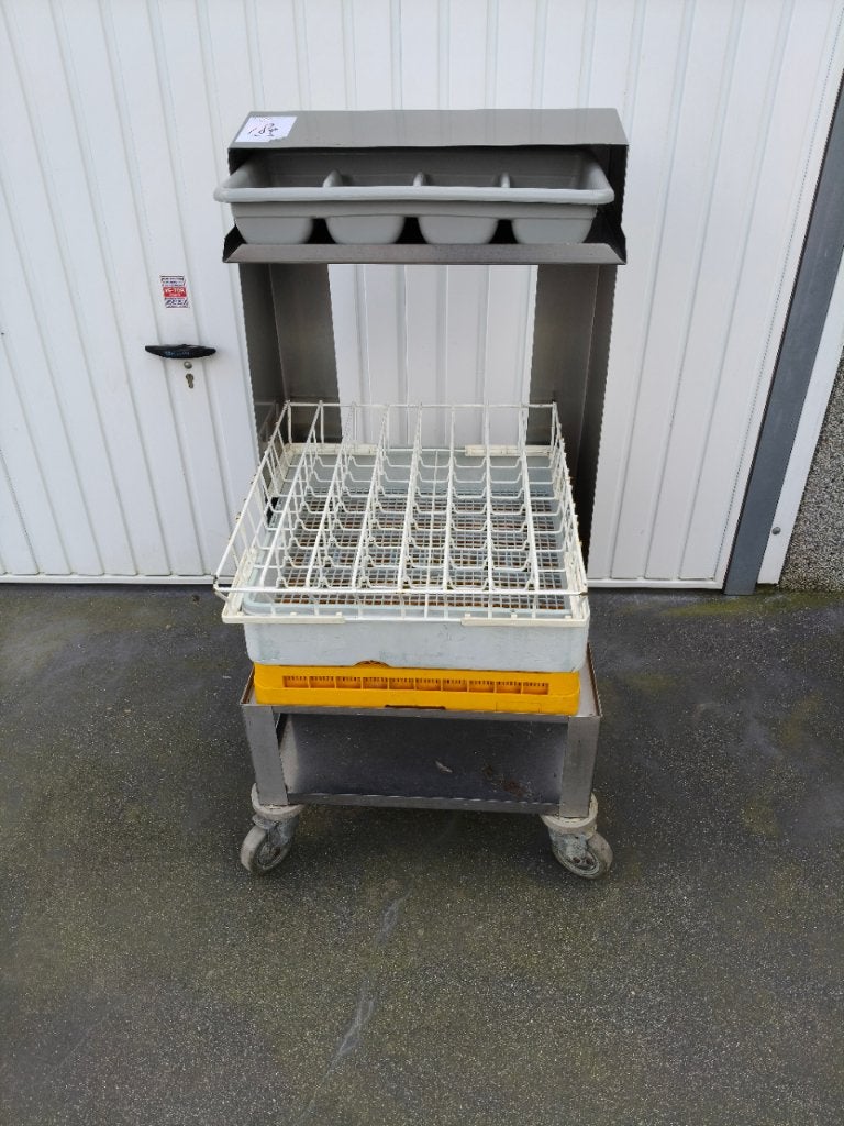 chariot à couverts avec paniers pour lave-vaisselle, Articles professionnels, Enlèvement, Utilisé