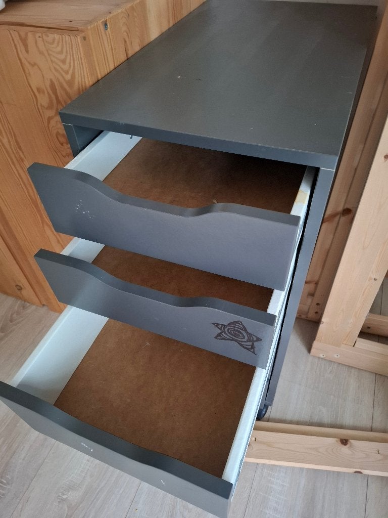 Ladeblok, Ophalen, Gebruikt, Hout, IKEA