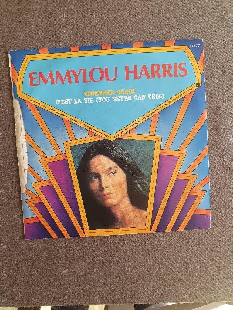 S - Emmylou Harris – Together Again / C'est La Vie - 1981, Cd's en Dvd's, 7 inch, Ophalen of Verzenden, Zo goed als nieuw, EP