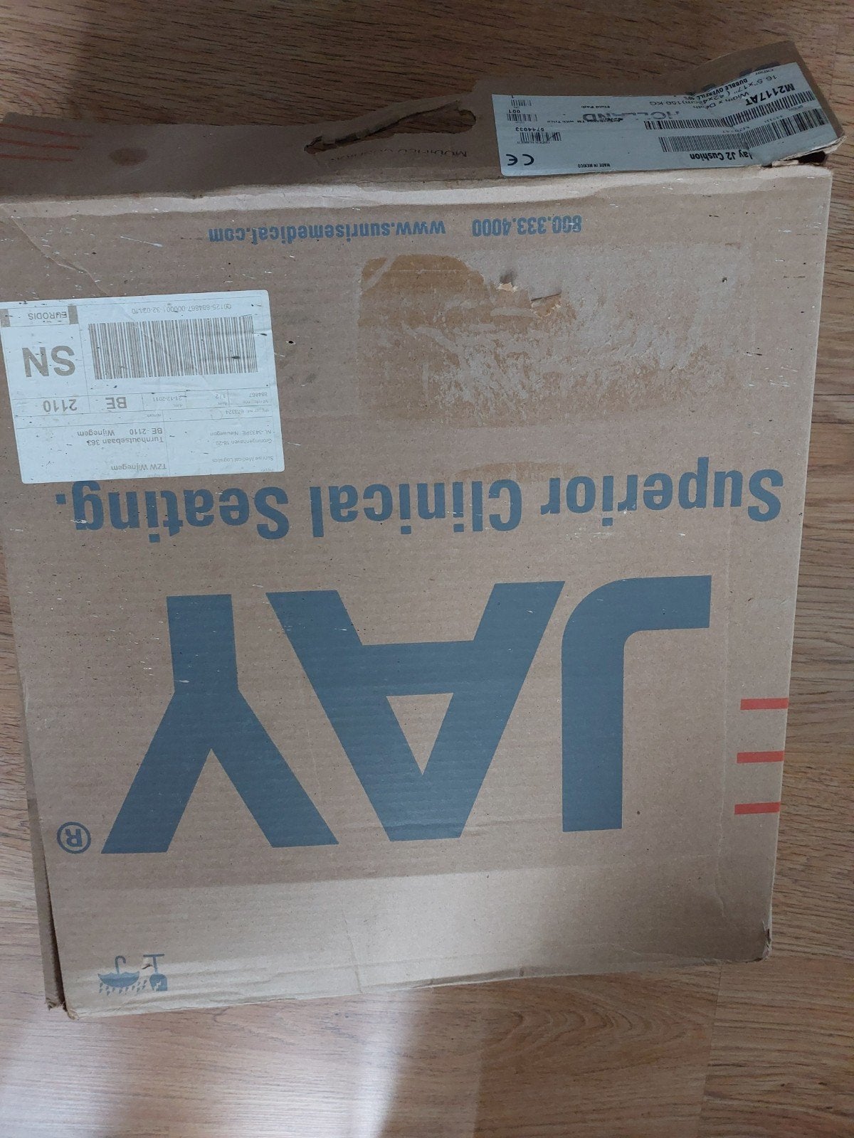 Jay J2 rolstoelkussen, Ophalen