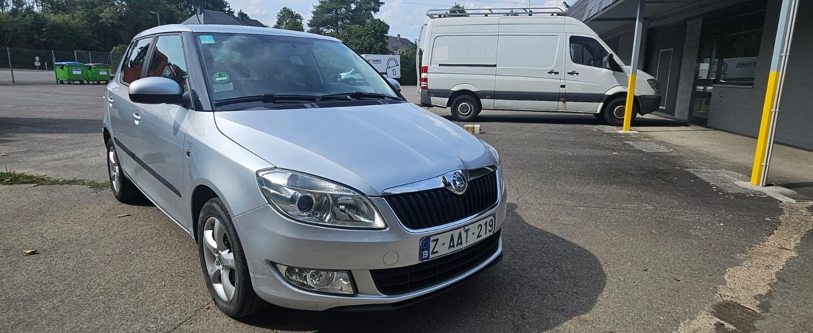 SKODA FABIA 1.6 TDI 10/2012, Auto's, Skoda, Euro 5, Zwart, Automatische klimaatregeling, Bedrijf