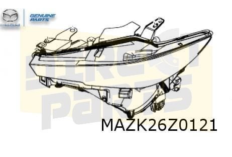 Mazda CX-5 (10/21-) koplamp L (LED) (adaptive front lightnin, Auto-onderdelen, -, Verzenden, -, Nieuw