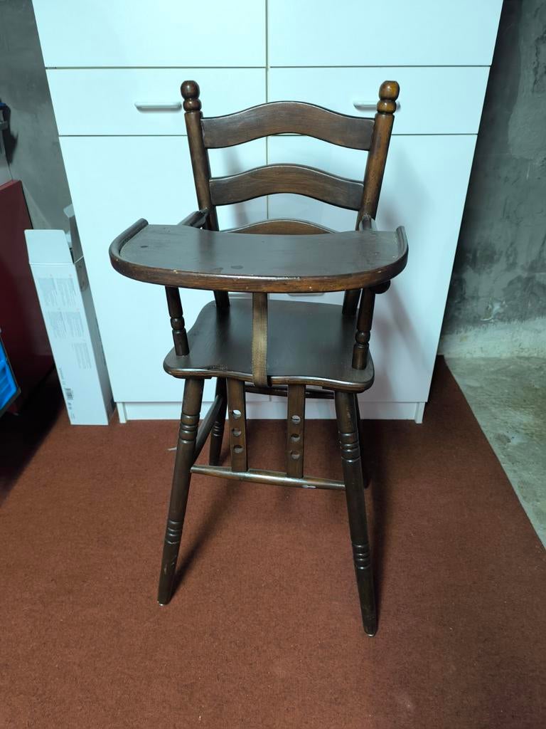 Klassieke vintage eetstoel, Ophalen of Verzenden