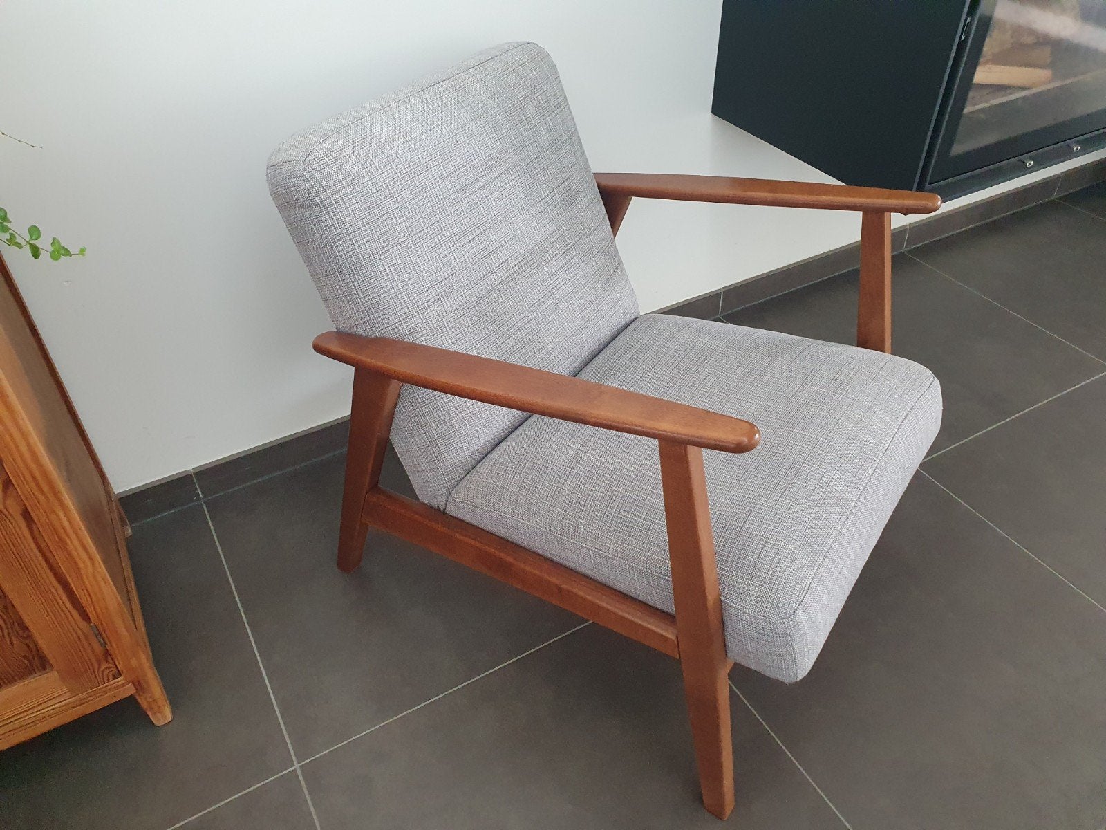 Ekenäset Ikea stoel, Huis en Inrichting, Fauteuils, Ophalen, Hout, Zo goed als nieuw, 50 tot 75 cm