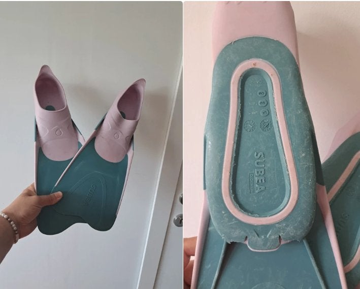 Zwemvliezen, Watersport en Boten, Ophalen, Gebruikt