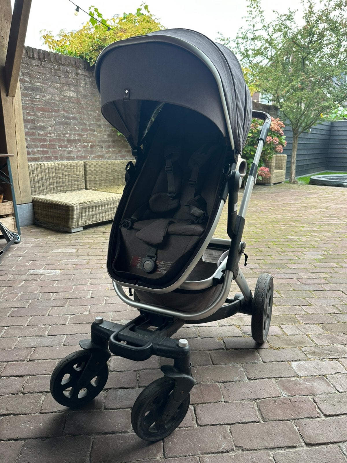 Nette Joolz Geo 2 kinderwagen met reiswieg en parasol, Enlèvement, Utilisé, Couverture pieds