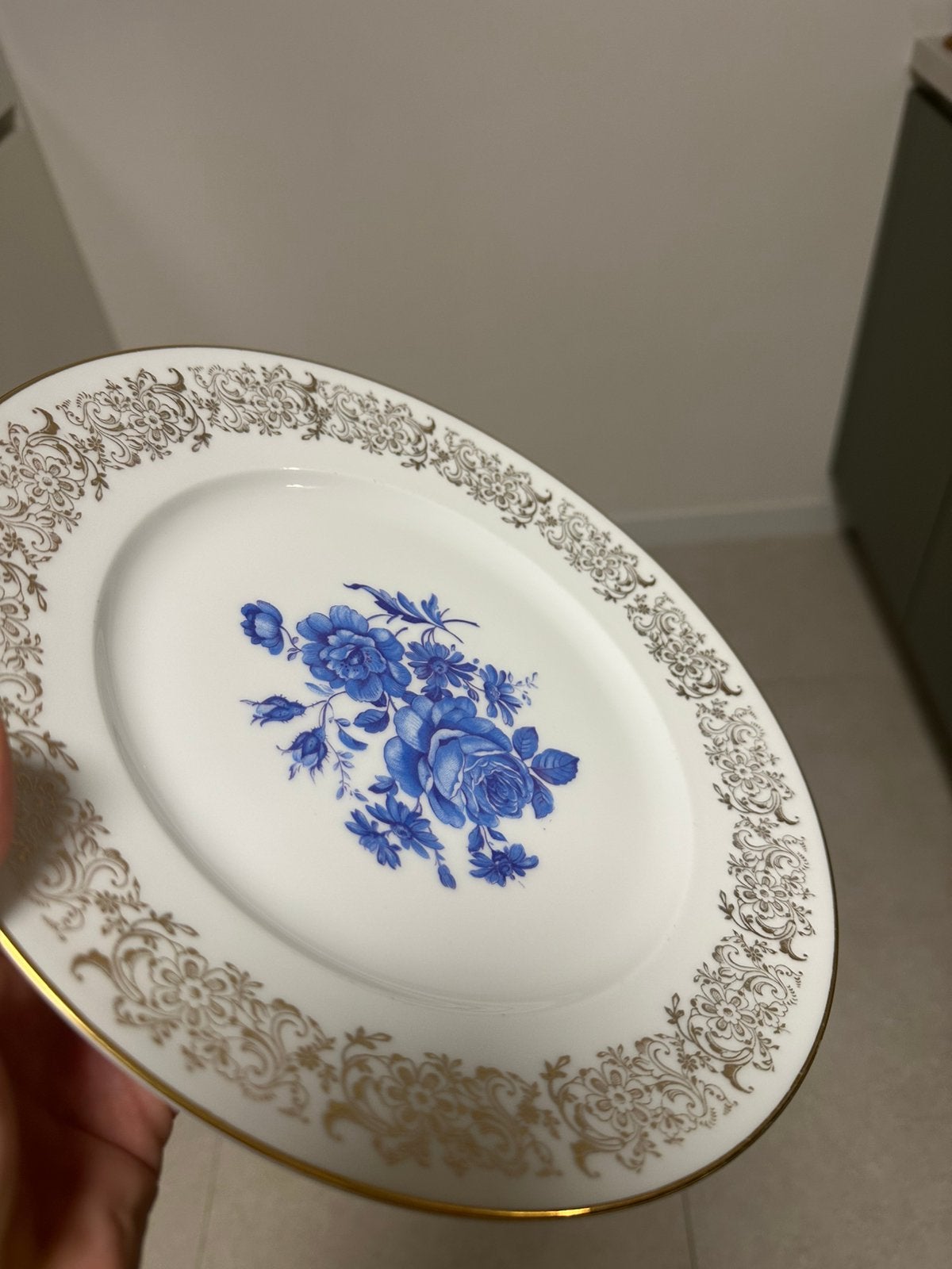 Assiette vintage en porcelaine Heinrich Bavaria, Enlèvement ou Envoi