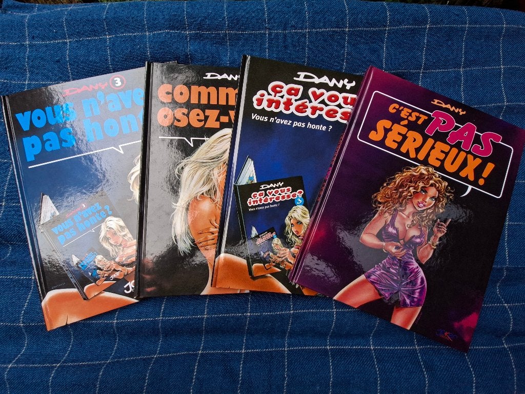 Lot de 4 bd Dany., Livres, Plusieurs BD, Enlèvement ou Envoi, Comme neuf, Dany.